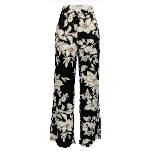 Isaac Mizrahi Pants - Isaac Mizrahi Wide Leg Floral Print Palazzo Pant